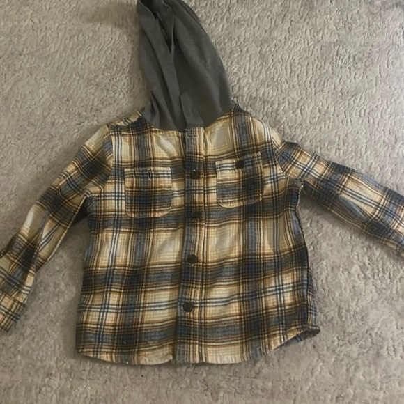 Plaid Baby Yellow T-shirt - Picture 2 of 3